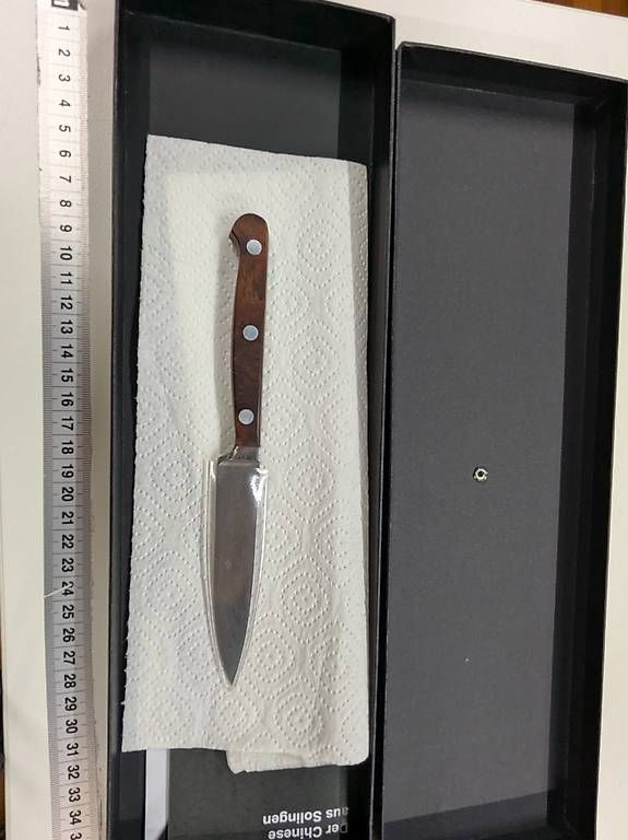 Solingen Coltelli da cucina: Güde Universalmesser 10cm Damast – Usato da Knonau venduto da diebianca 1