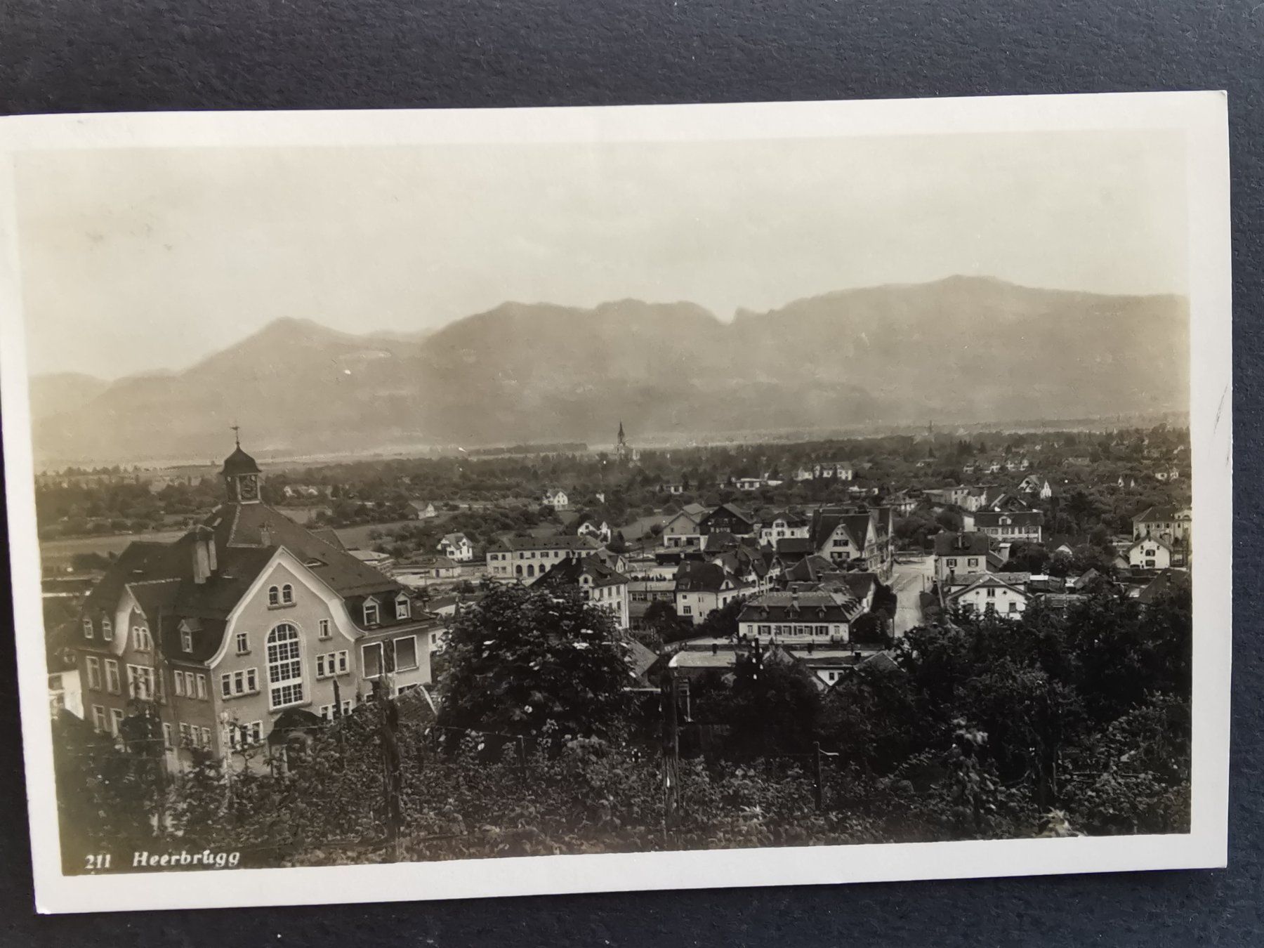 Ansichtskarten: Heerbrugg   Ansichtskarte  Rheintal  1929 – Gebraucht aus Rheineck von kat_7gld