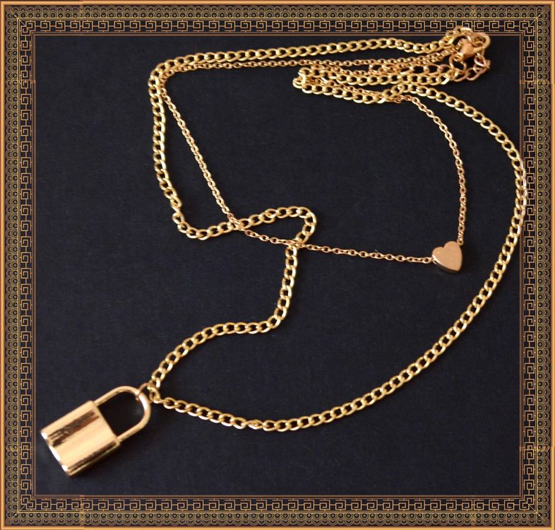 Wunderbar Kette Mit Schloss Bild