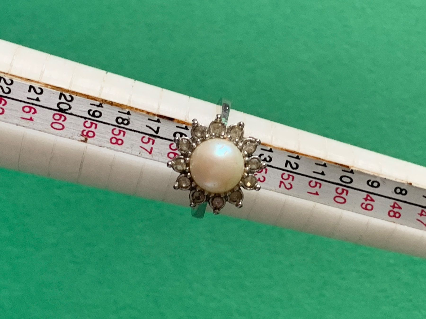 Anelli: Perlenblume Fingerring (55/17) – Usato da Dittingen venduto da Bijoubelle 2