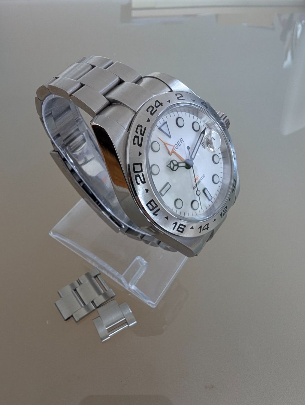 Orologi: Bliger GMT Automatic Expl. II Polar Hommage - neuwertig – Nuovo (secondo la descrizione) da Birmenstorf AG venduto da Merlinski0 2