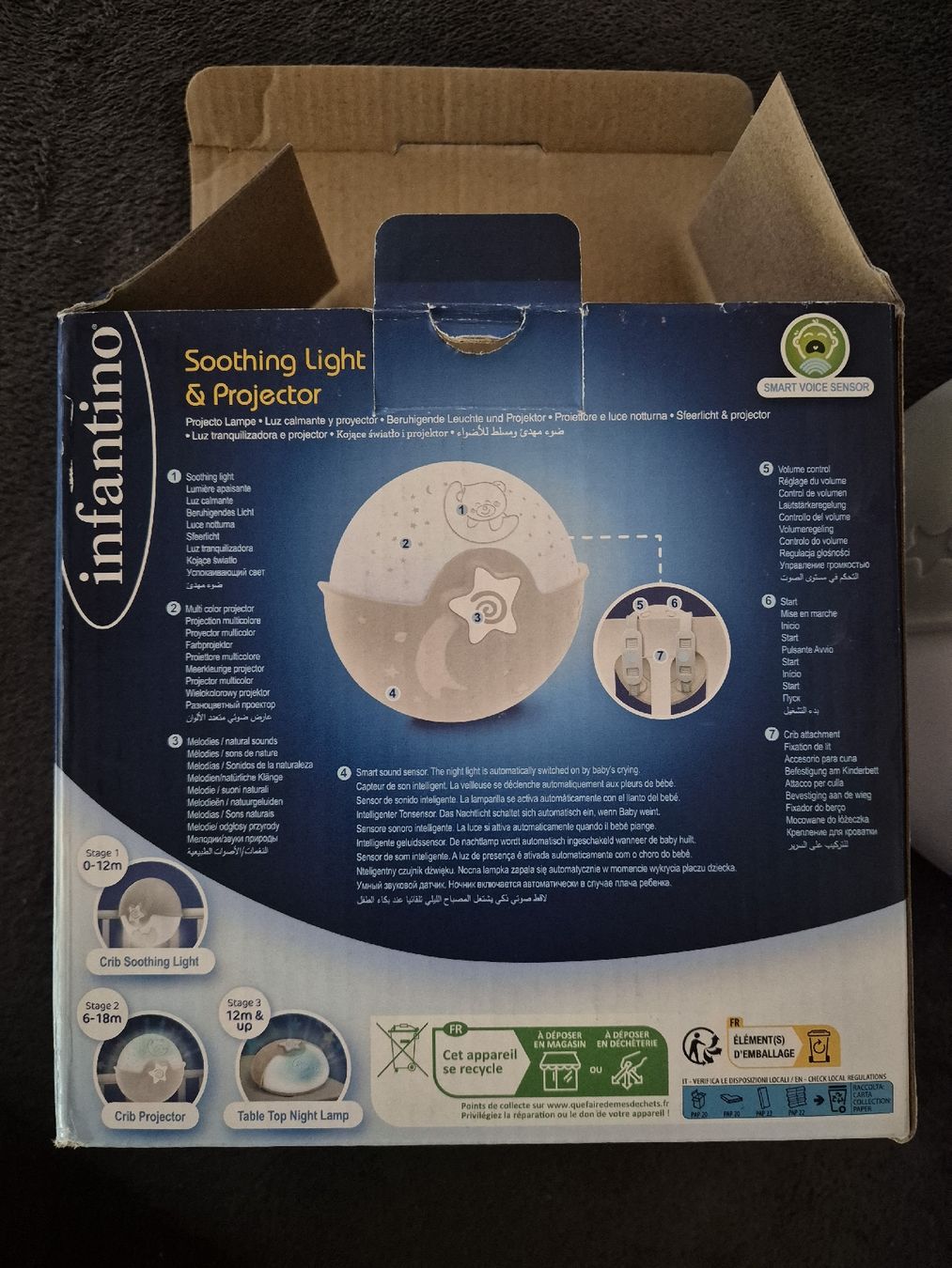 Lampade: Infantino Soothing Light & Projector – Nuovo (secondo la descrizione) da Berneck venduto da jst_nk6y 3