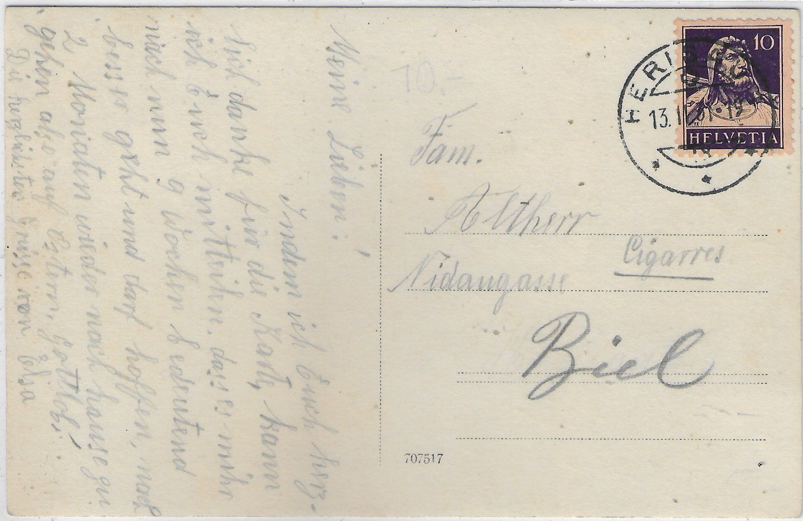 Cartoline postali: Krankenasyl Herisau – Usato da Ettingen venduto da Kartenplanet 1
