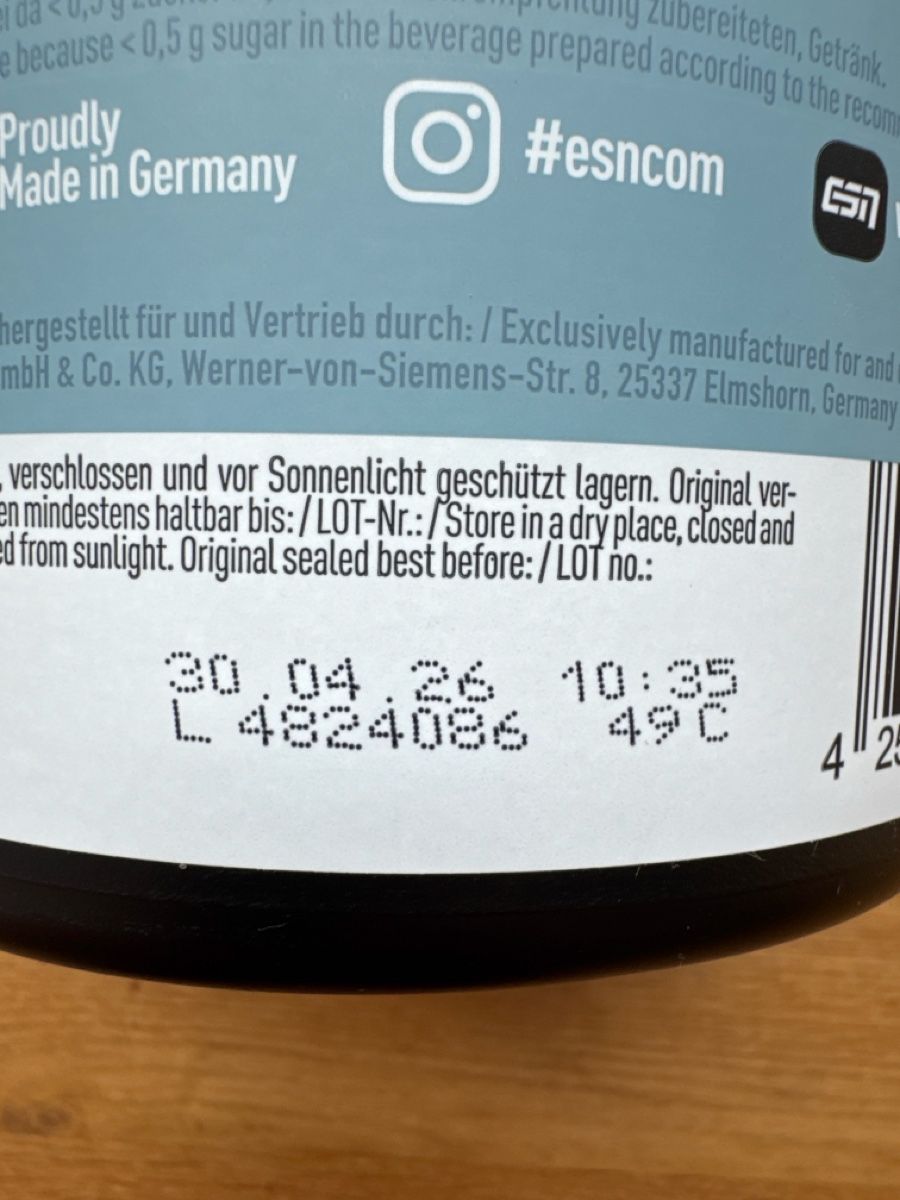 Esn Aliments & Spécialités: ESN Isoclear Whey Isolate Green Apple – Neuf avec emballage d'origine à Therwil par dom_gfj8 2