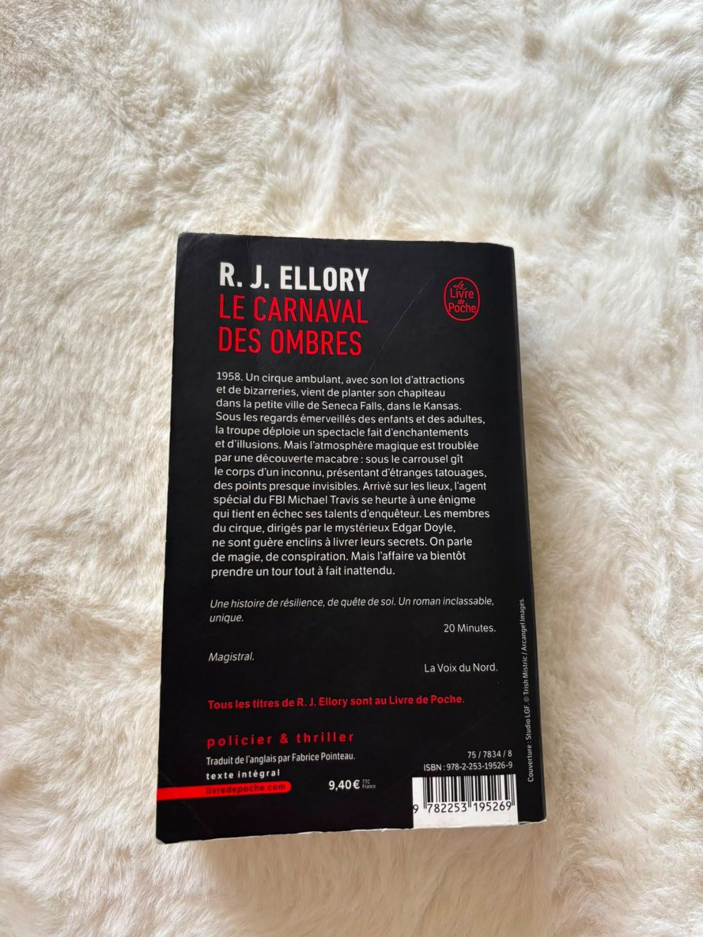 Libri: R.J Ellory - Le carnaval des ombres – Usato da Eschert venduto da elleajis 3