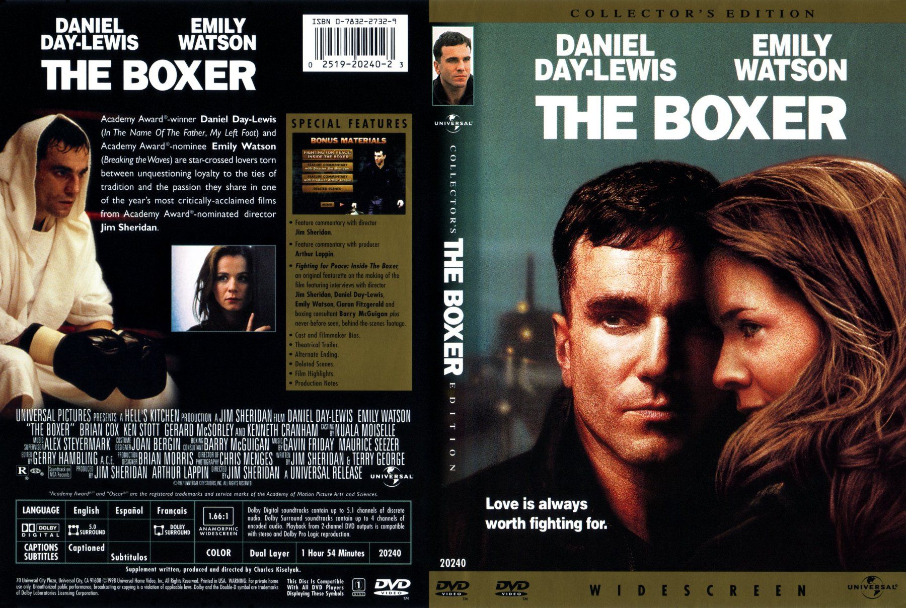 Tutti i DVDs: Der Boxer Collectors Edition -Emily Watson, Daniel Day-Lewis – Usato da Seewen SO venduto da Harvest8