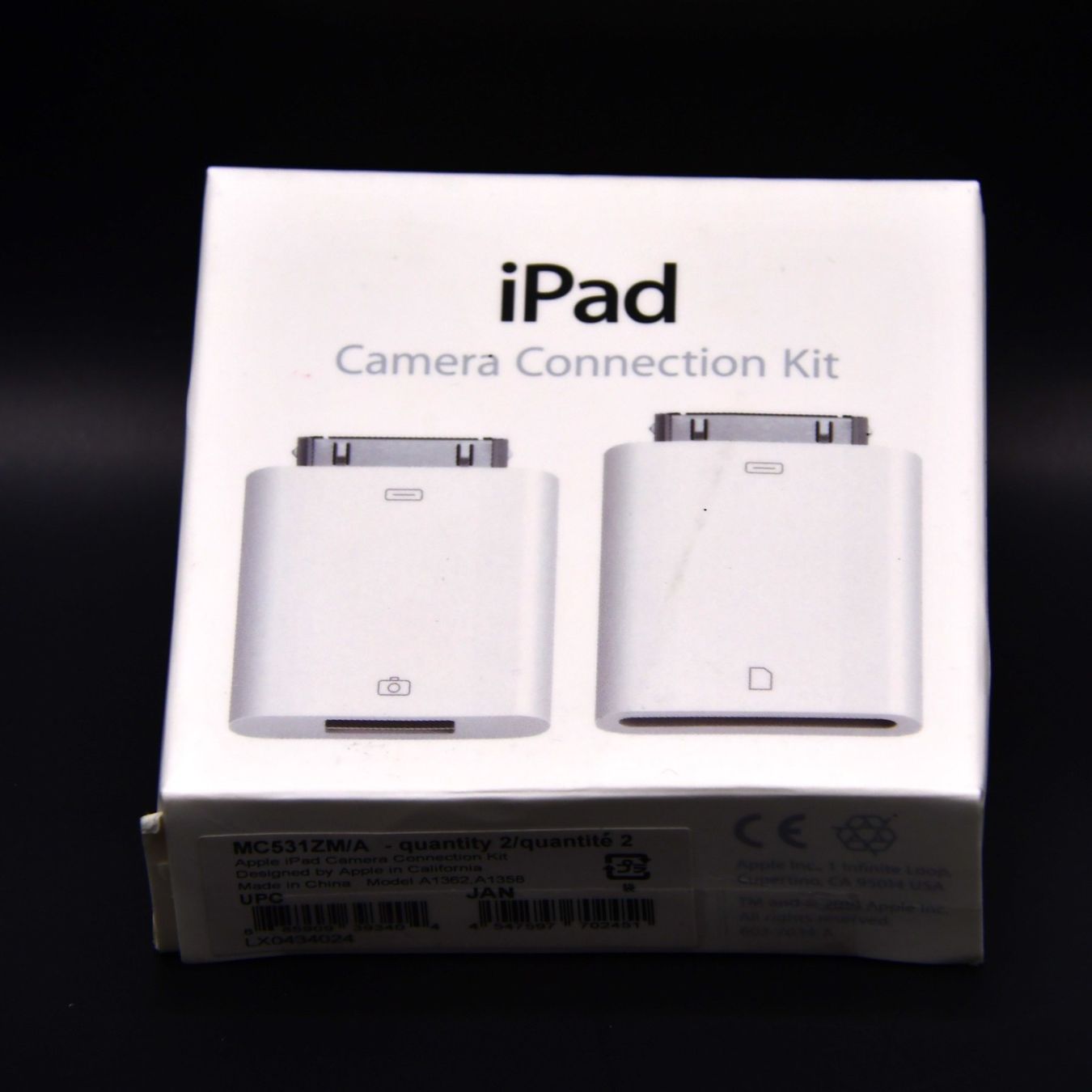 Apple Lettori di schede: Apple Camera Connection Kit 30-Pin Original USB + SD iPad – Usato da Hochfelden venduto da McGarrett