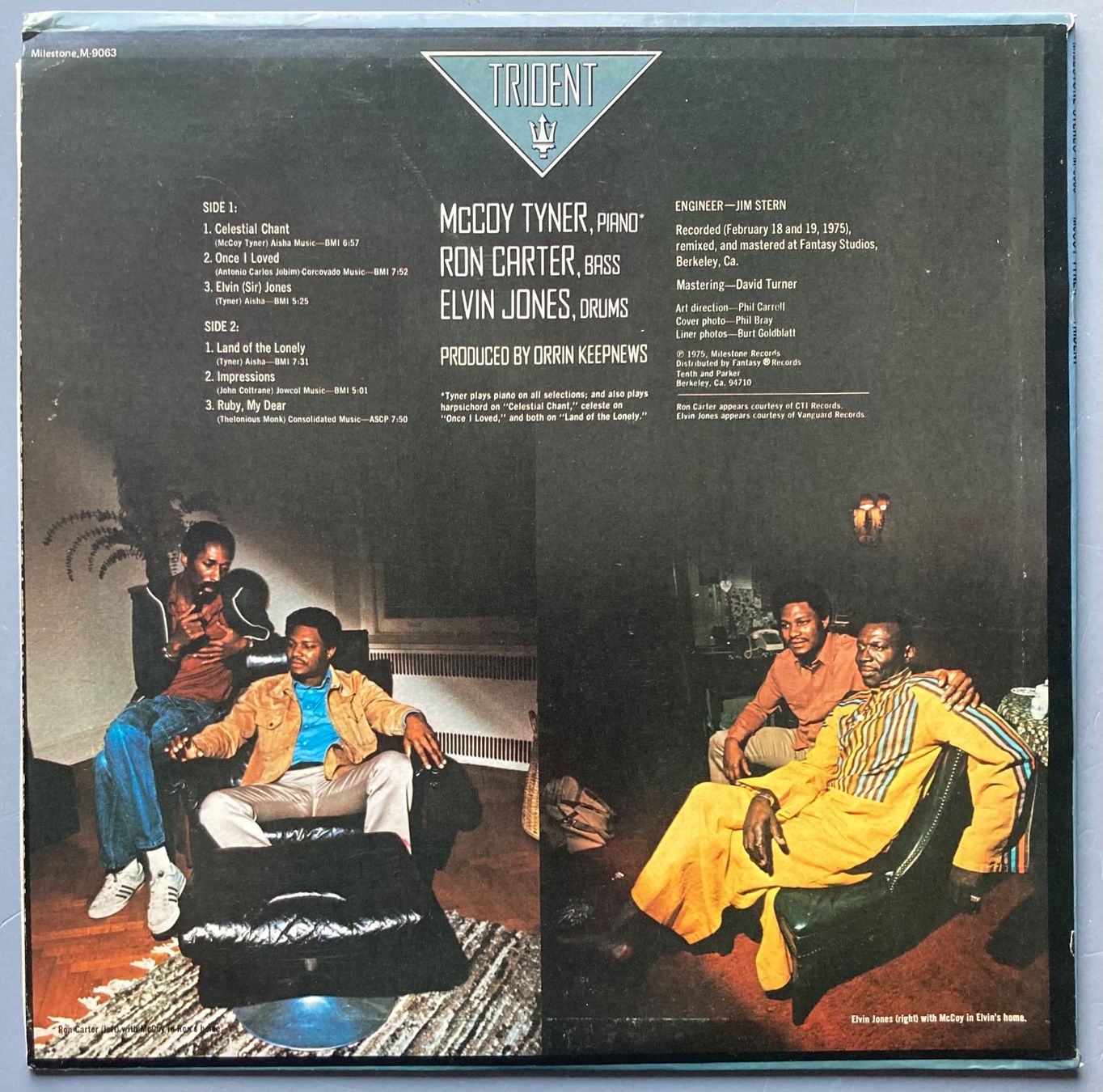 Schallplatten: MCCOY TYNER - TRIDENT – Gebraucht aus Poliez-Pittet von Newtown-Records 1