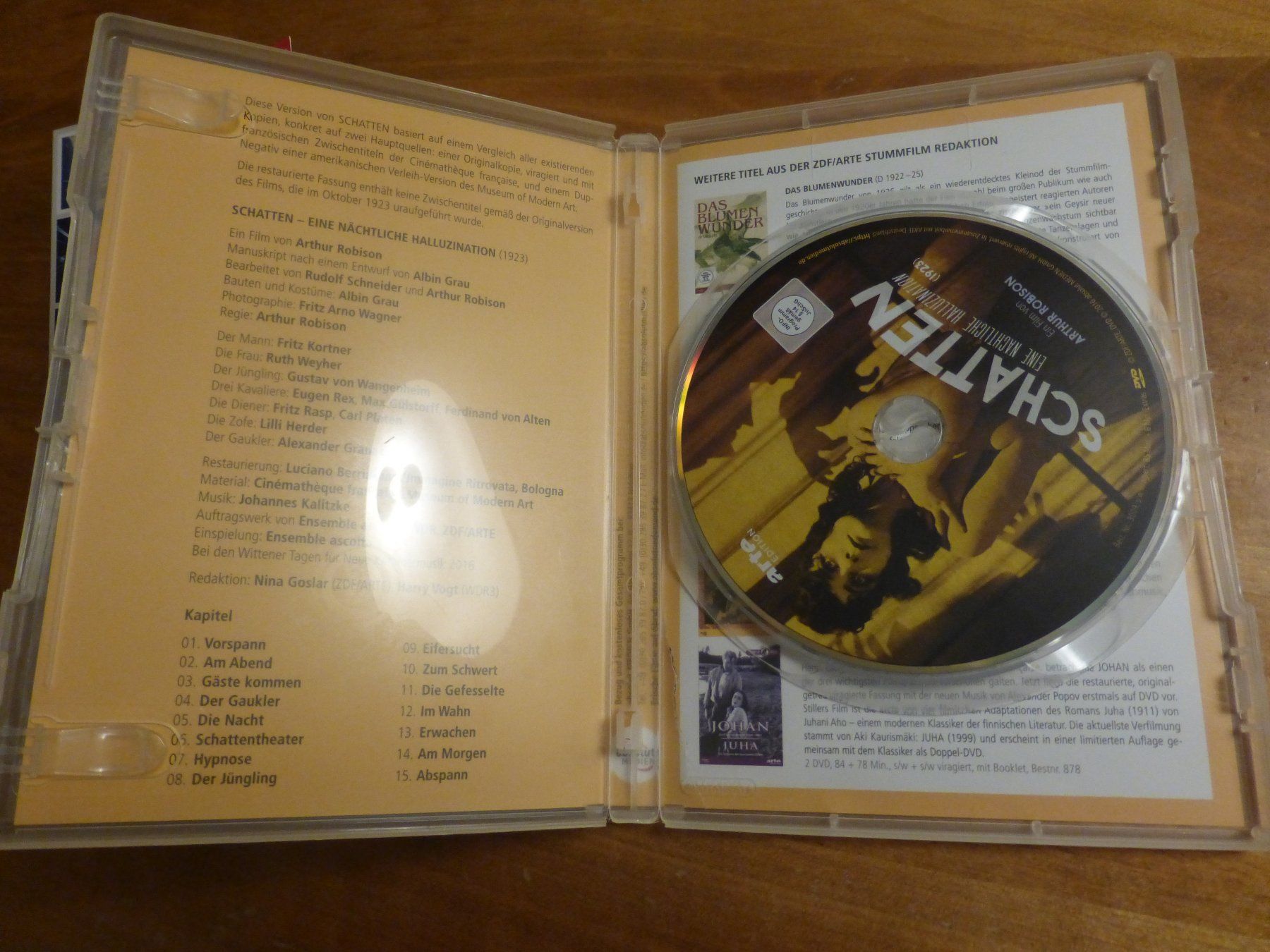 Tutti i DVDs: Schatten Eine nächtliche Halluzination DVD – Usato da Zumikon venduto da psisound 4