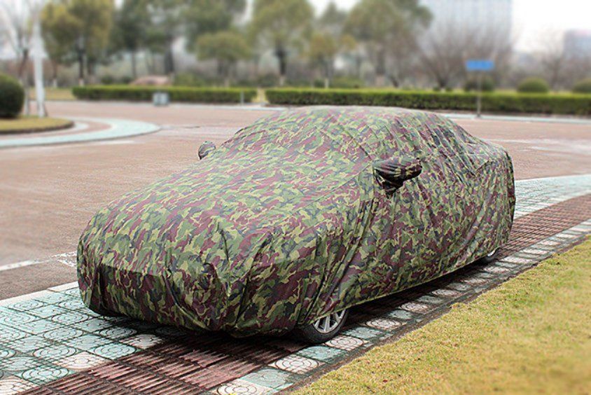 Coperture: Housse de Protection M Camouflage pour Voiture polyester – Nuovo e nell'imballaggio originale da Morges venduto da Carskin 2