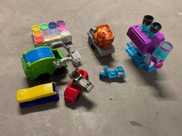 Knet Spielzeugfahrzeuge und Play-Doh Knet