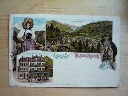 Gruss aus Meiringen, Litho, 21.VIII.99