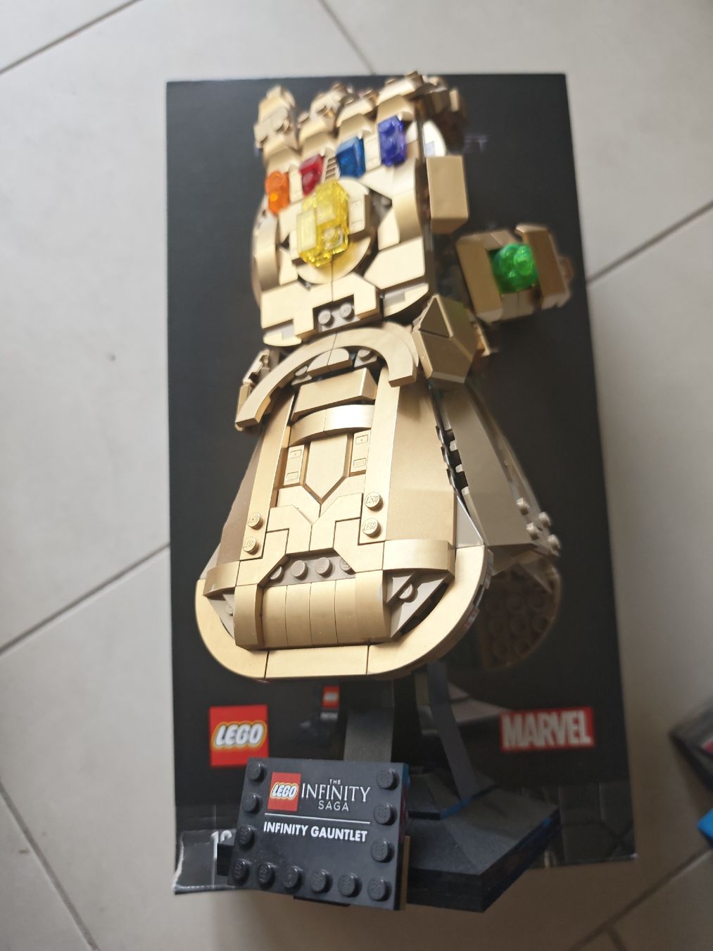 Lego Giocattoli: LEGO Marvel Infinity Gauntlet 76191 Modell aufgebaut – Nuovo (secondo la descrizione) da Seengen venduto da Highbornhorizon