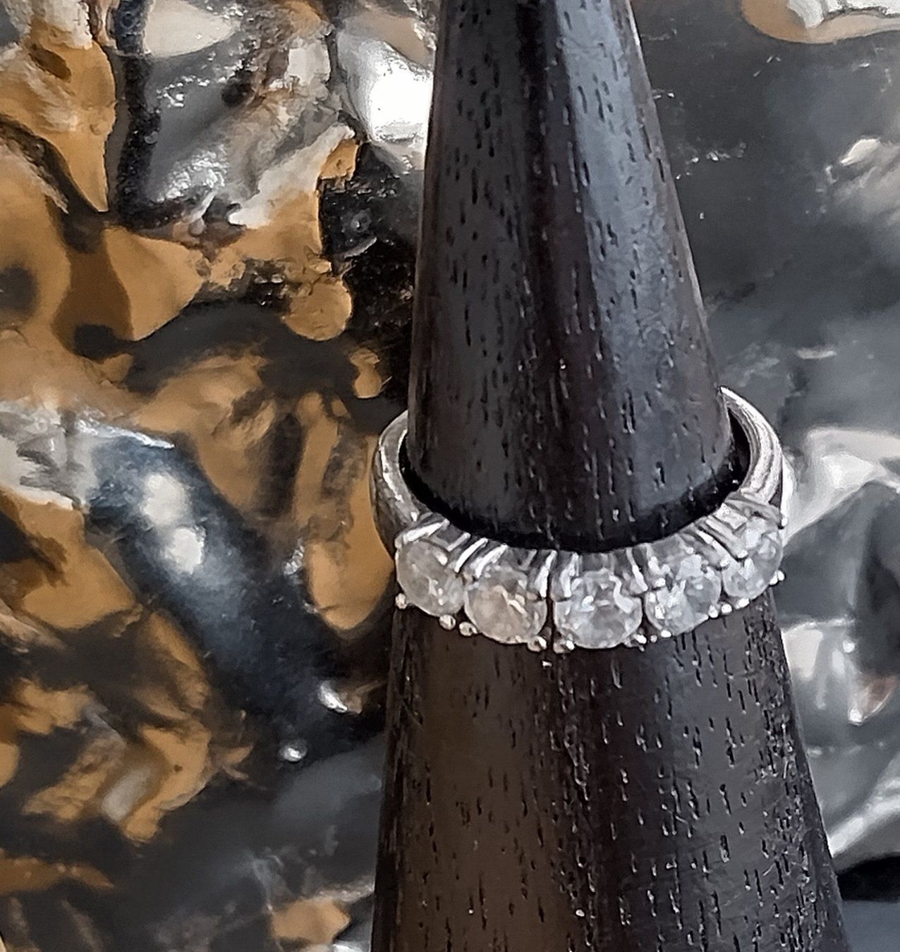 Anelli: GLITZER RING IN 925 SILBER – Usato da Romanshorn venduto da Glitzer-Paradies 1