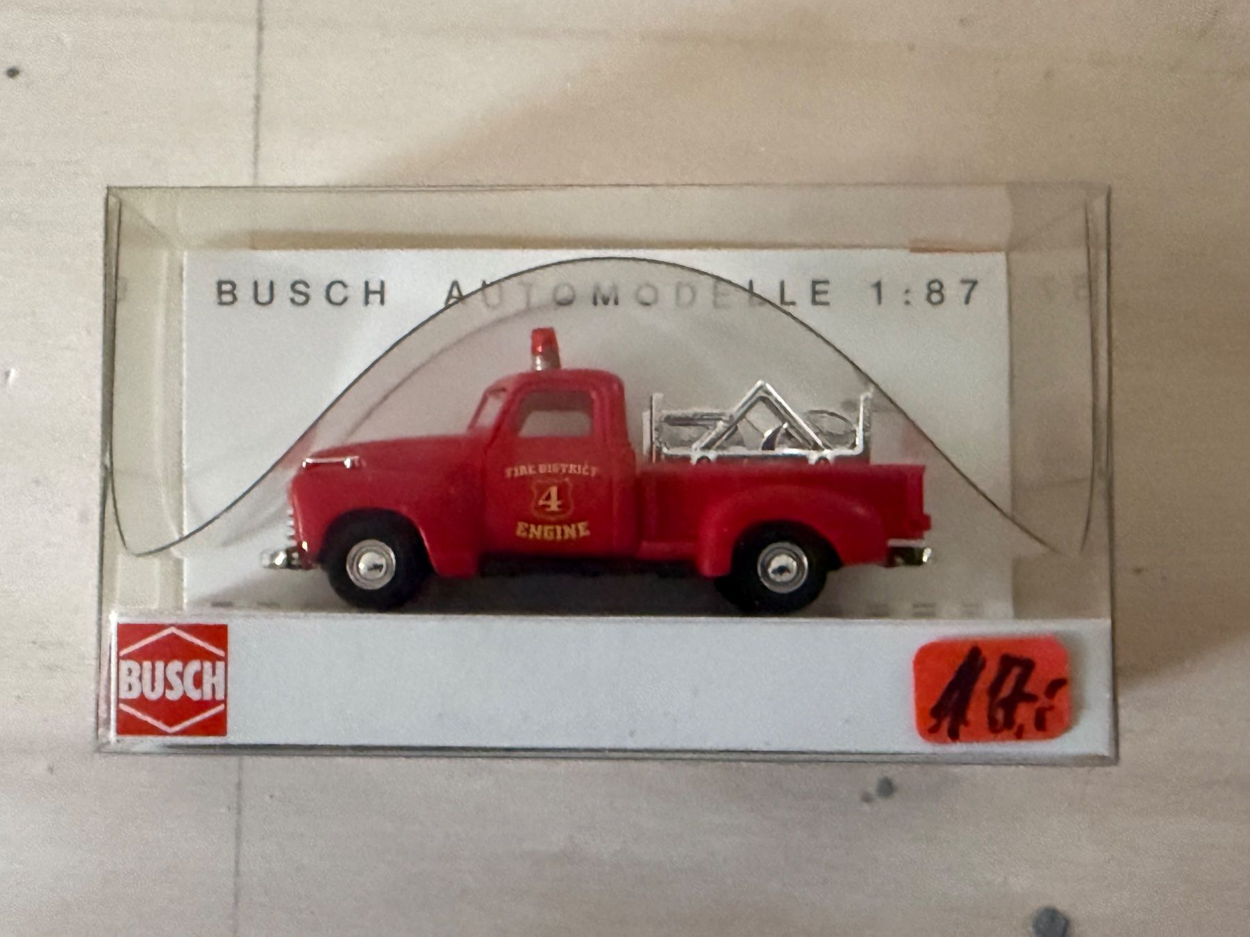 Busch Kit di modellismo & Modellini statici: Modèle pompier US Busch H0 – Nuovo e nell'imballaggio originale da Morrens VD venduto da YannD02 1