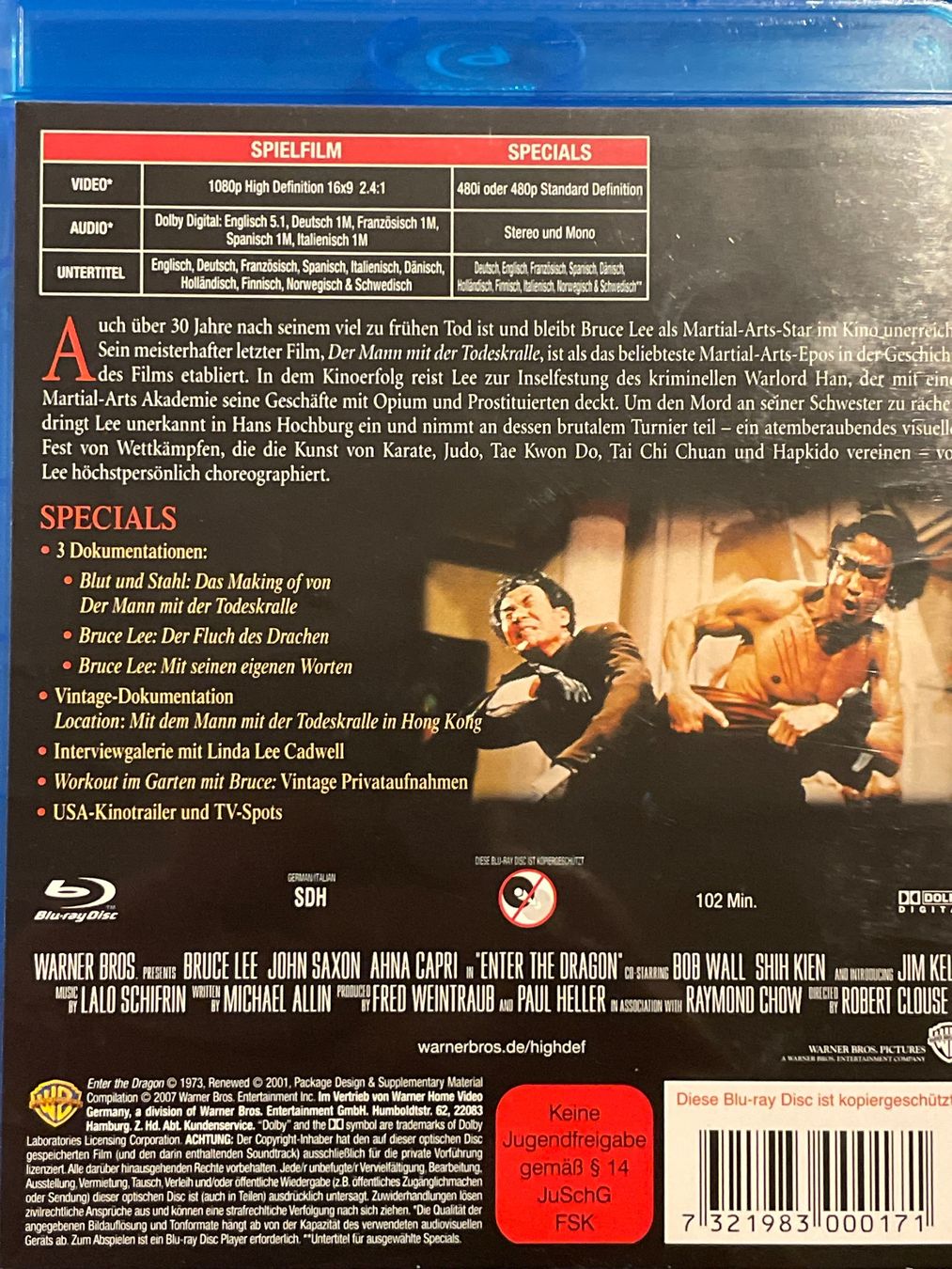 Tutti i DVDs: Bruce Lee - Der Mann mit der Todeskralle  (1973) – Nuovo (secondo la descrizione) da Waldenburg venduto da Gonzo8 1
