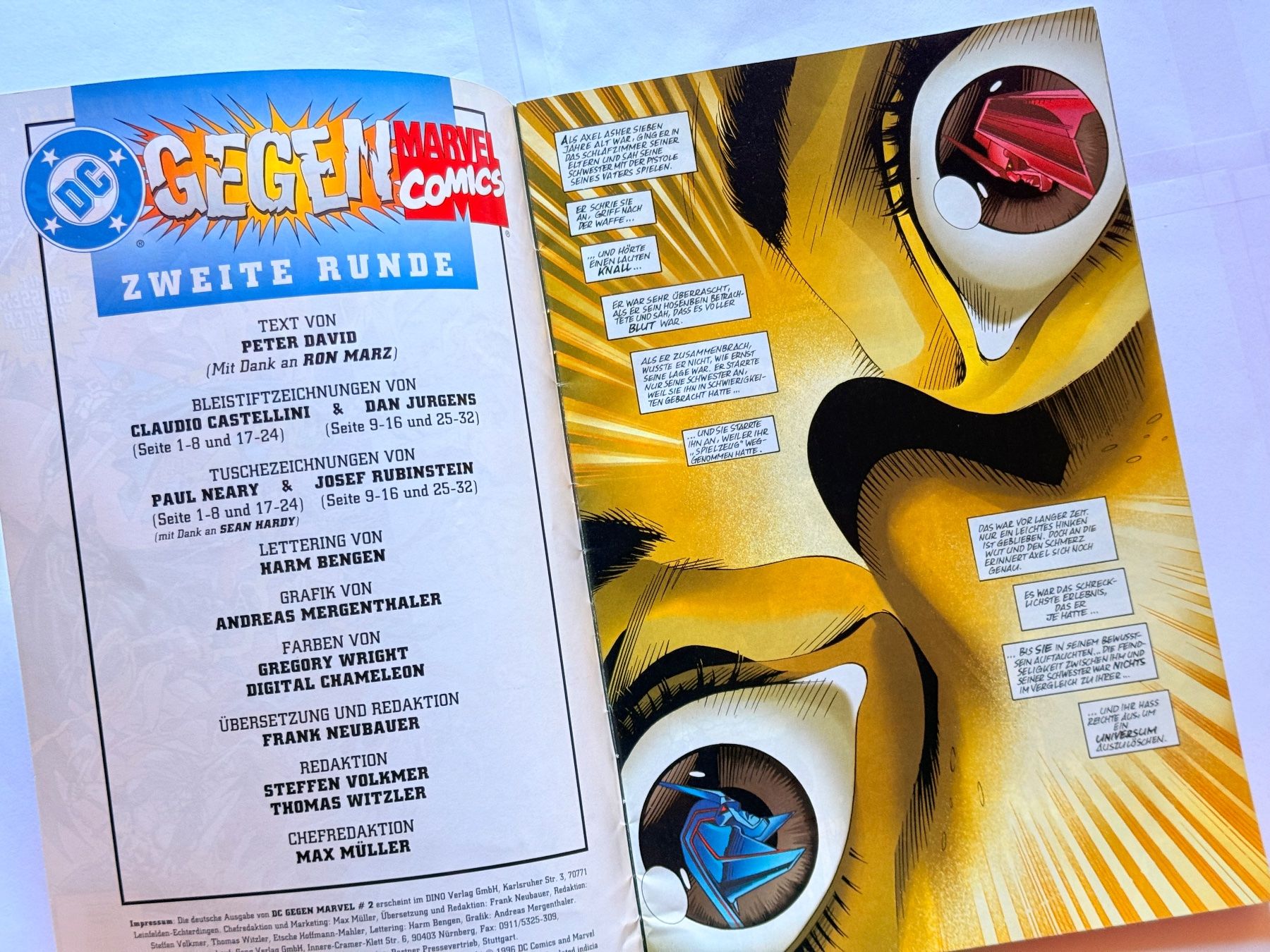 Fumetti: DC gegen Marvel Comics: 9 Hefte / Der Kampf des Jahrhunderts – Nuovo (secondo la descrizione) da Zuerich venduto da SonderArt-Wertgut 2