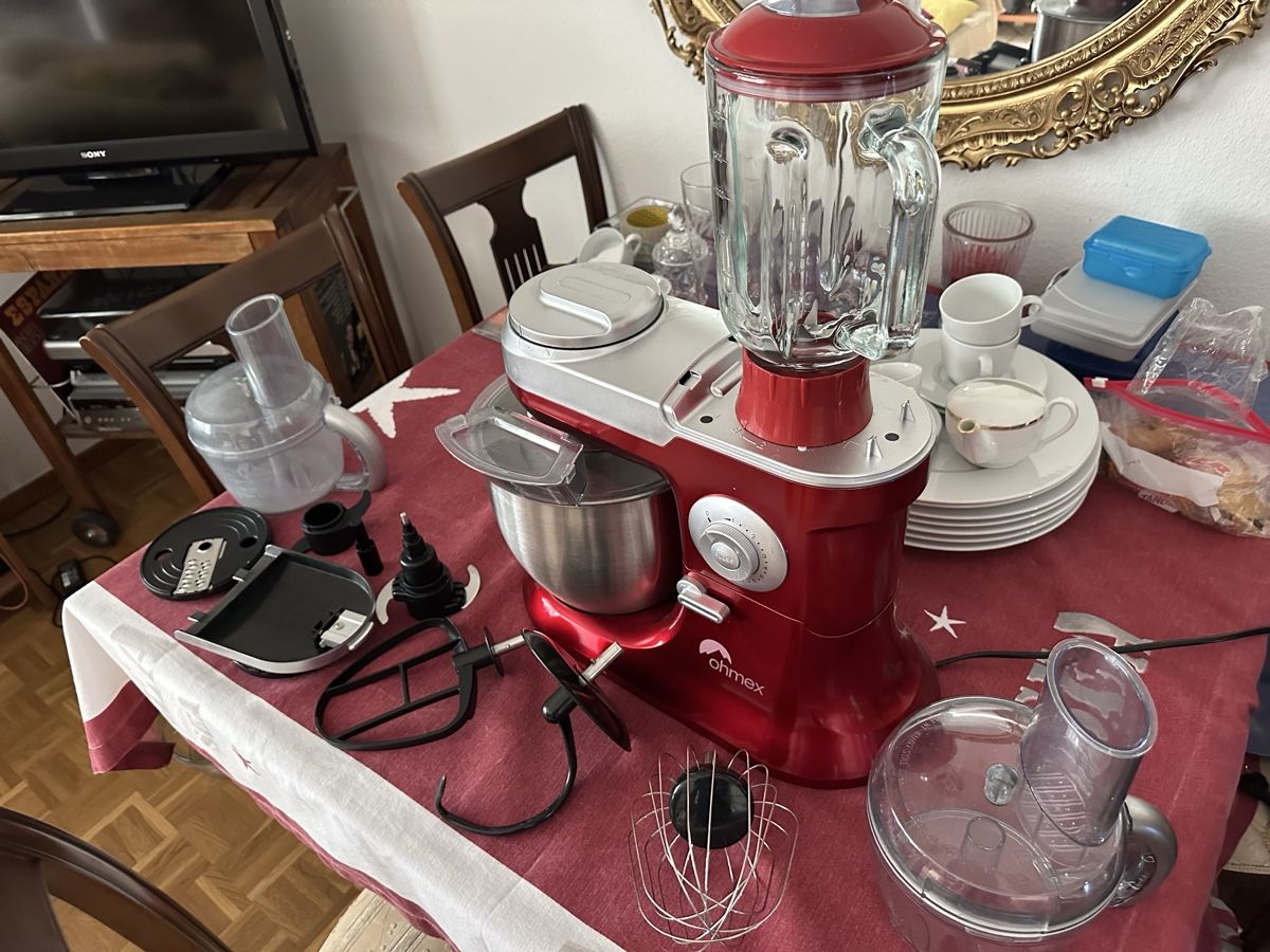 Ohmex Elettrodomestici da cucina: Ohmax Kitchen Machine Red Set good condition – Usato da Nuerensdorf venduto da Sagnak007 5