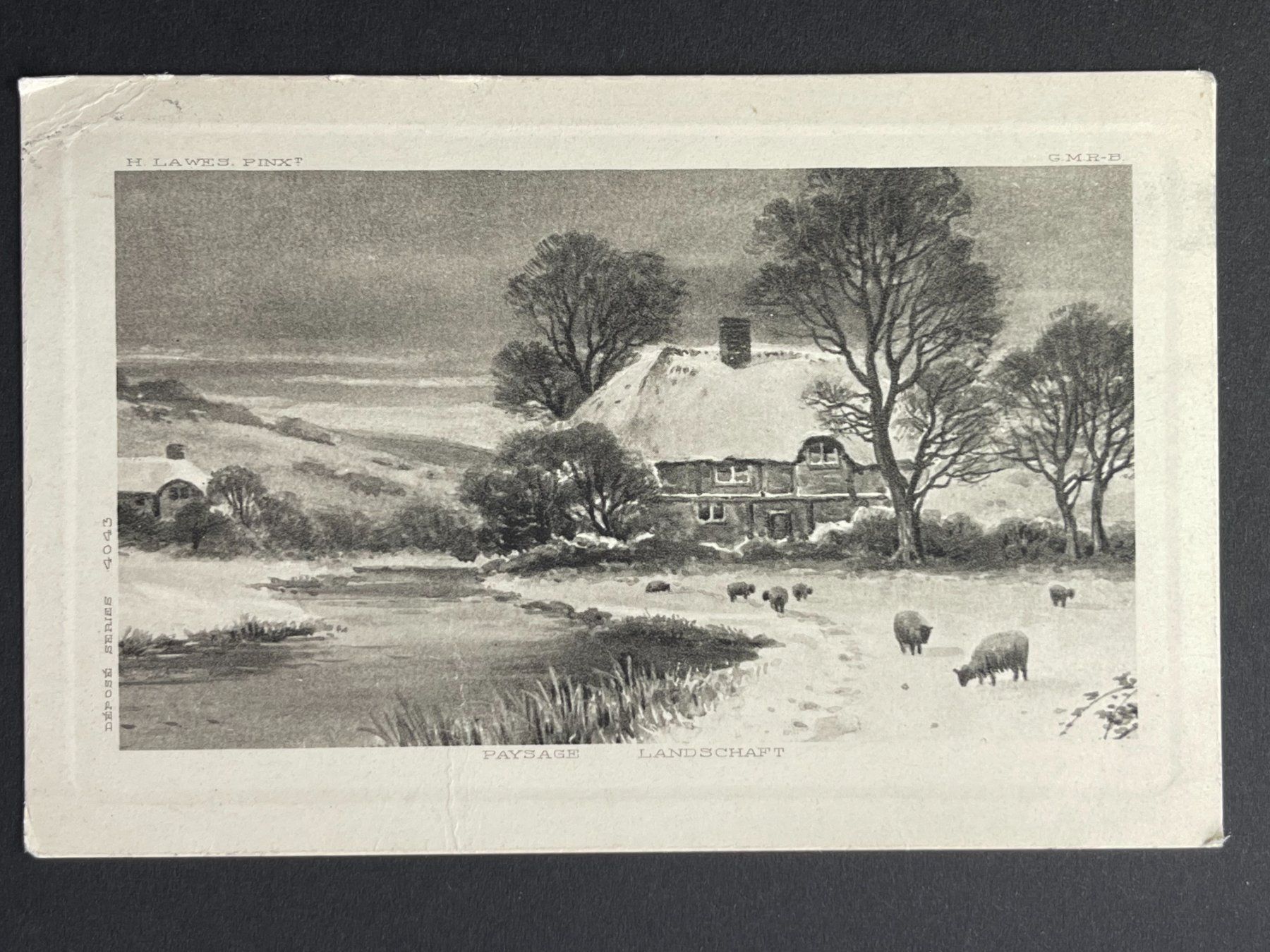 Cartoline postali: Landschaft - 1909 !!! – Usato da Steg VS venduto da _vinci_