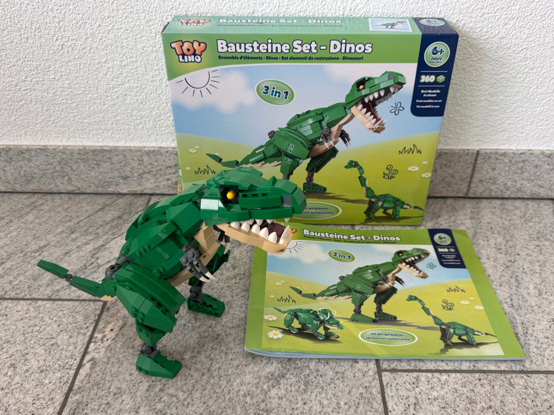 Kit di costruzioni: Bausteine Set - 3-in-1 Dinosaurier – Usato da Zollikon venduto da Krenapf 1