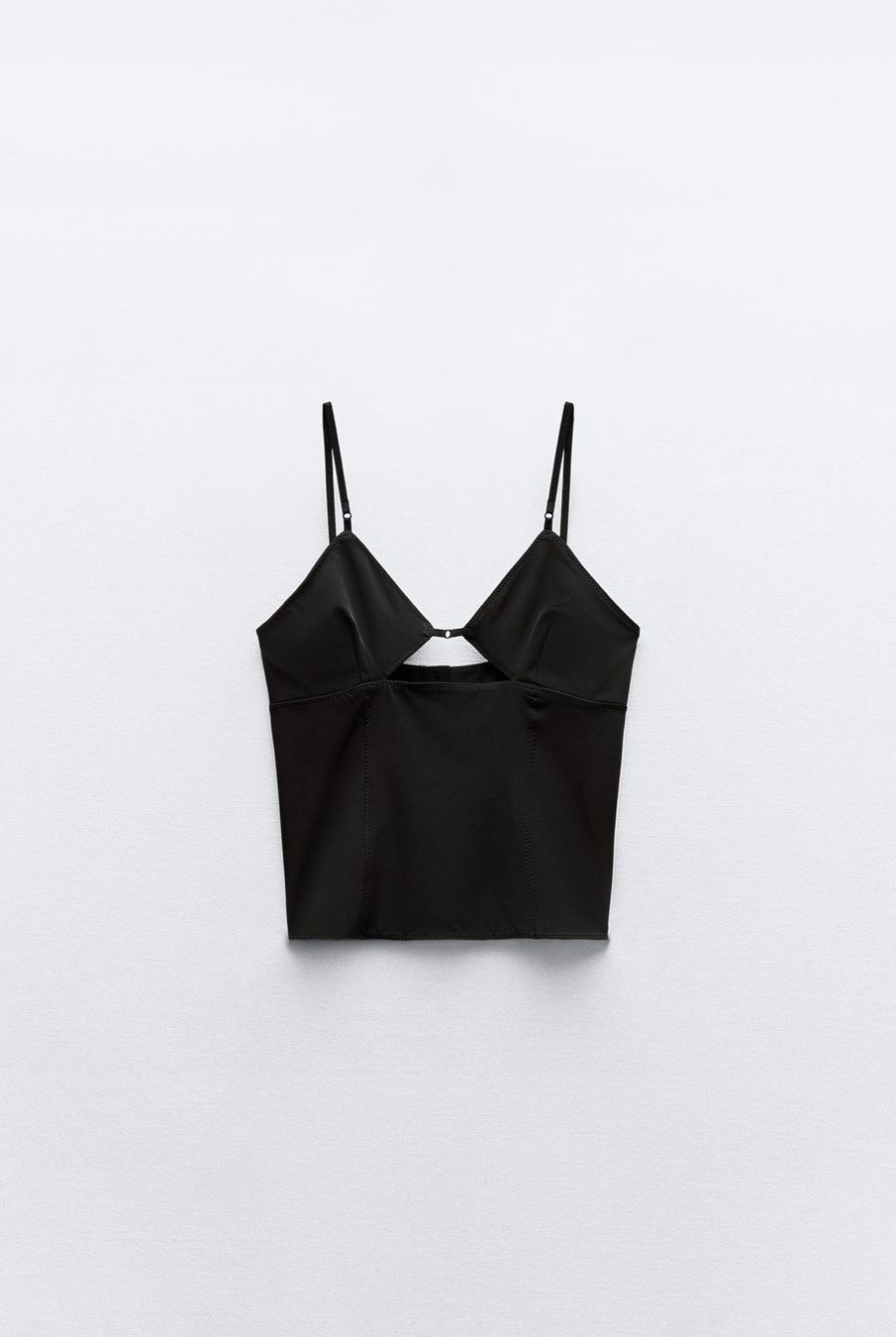 Zara Top: Zara Stretch-Oberteil mit Cut-Out schwarz S/36 – Usato da Zürich venduto da pwa_7qr5 1