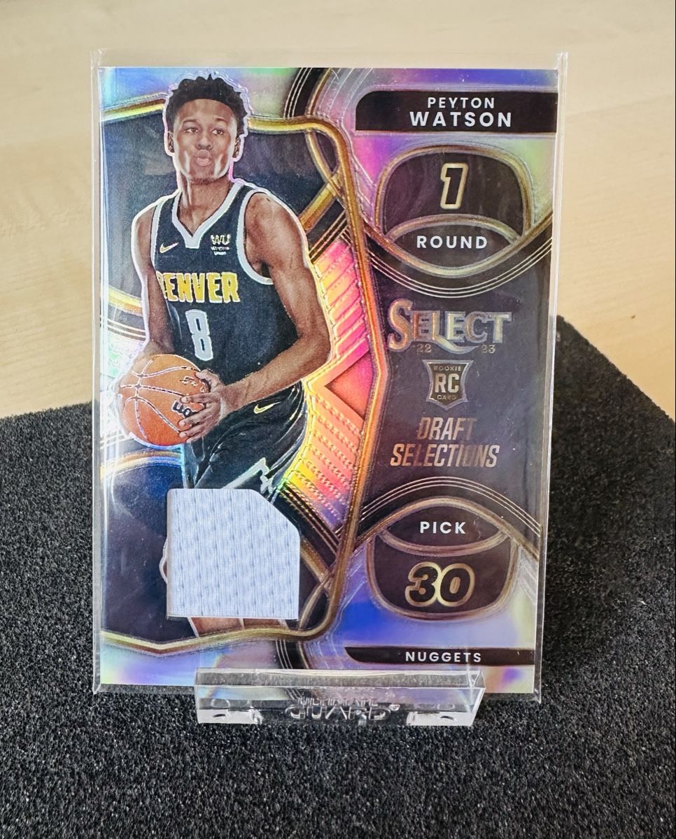 Panini Carte collezionabili: 2022-23 Panini Select Peyton Watson Draft Memorabilia Rookie – Nuovo (secondo la descrizione) da Affoltern am Albis venduto da andy1896