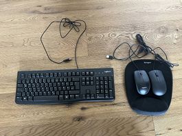 Maus Tastatur Pad Lampe Schreibtischlampe Home Office