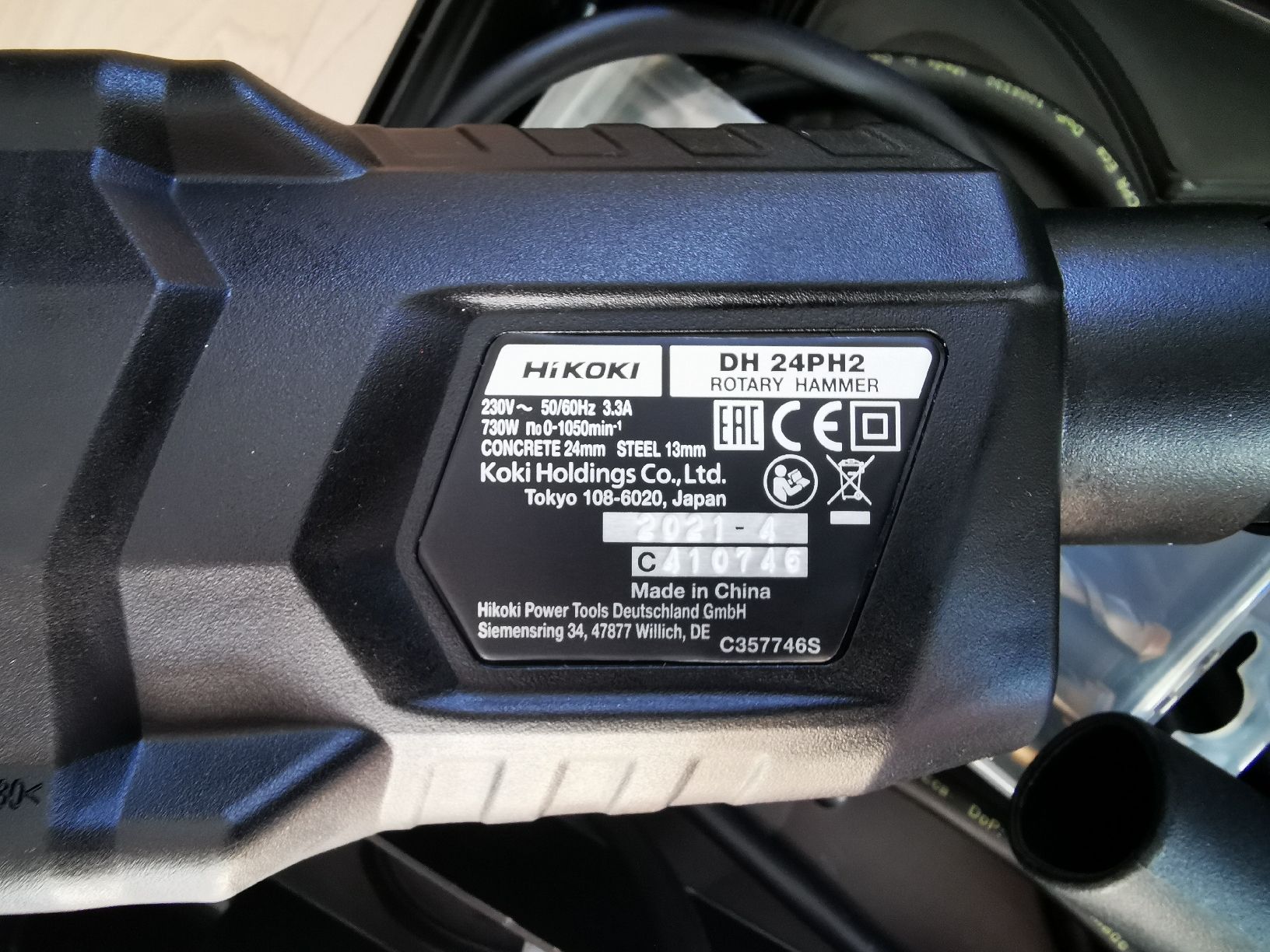 Trapani: Hikoki Bohr-Spitzhammer 750W – Nuovo e nell'imballaggio originale da ZERNEZ venduto da joaofonseca 3