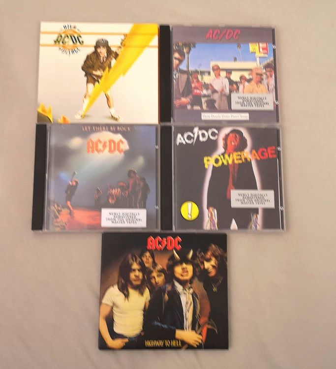 5x AC/DC CDs - Bon Scott years | Kaufen auf Ricardo