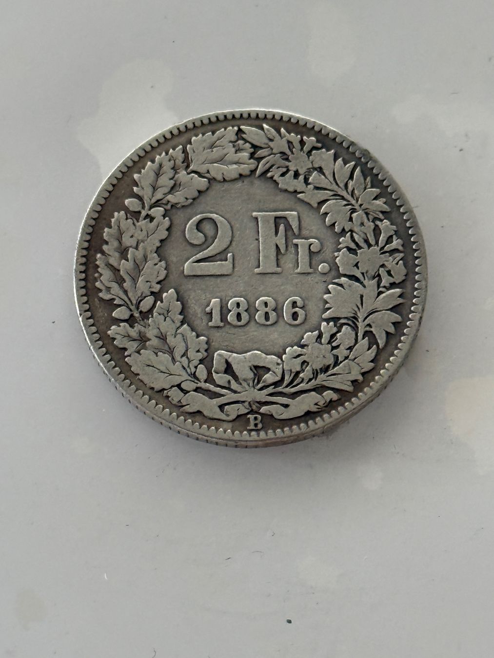 Tutti le monete: 2 Franken 1886  Rar – Usato da Wallisellen venduto da SWISS_SILVER1