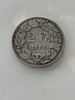 2 Franken 1886  Rar