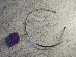 Halsreif mit Amethyst Anhänger