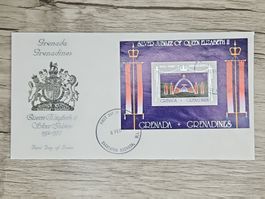CL05 Enveloppe + Timbre Grenada 1977