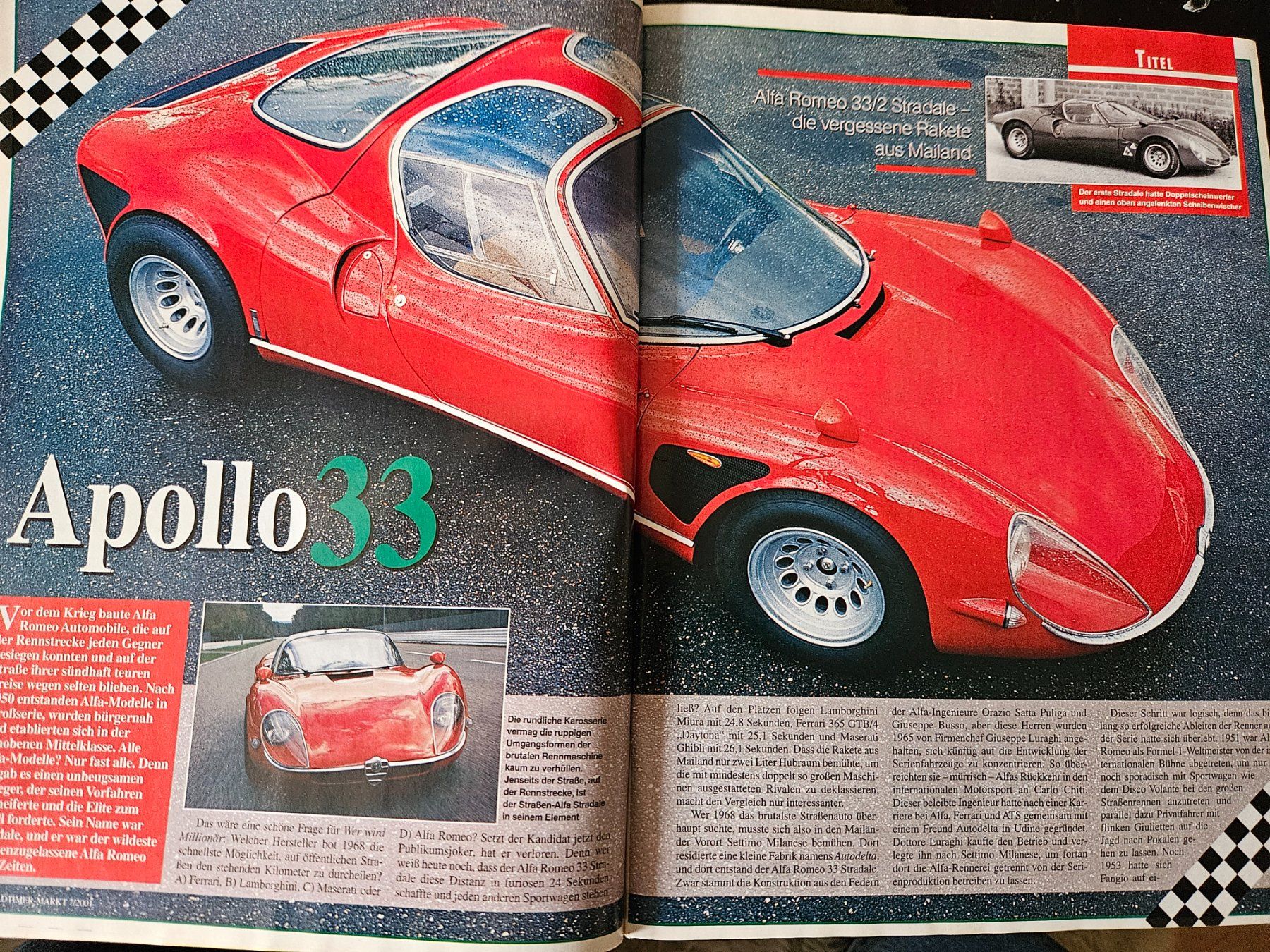 Bentley Sonstiges Fahrzeugzubehör: Oldtimer Markt 7/01 Alfa 33 Citroen DS ID Karmann xa – Gebraucht aus Flawil von sr1_f6st 2
