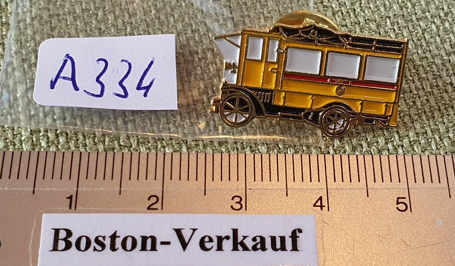 Placchette & Badge: A334 - Pin PTT Post Postauto Postbus Bus – Usato da Reinach BL venduto da Boston-Verkauf 2