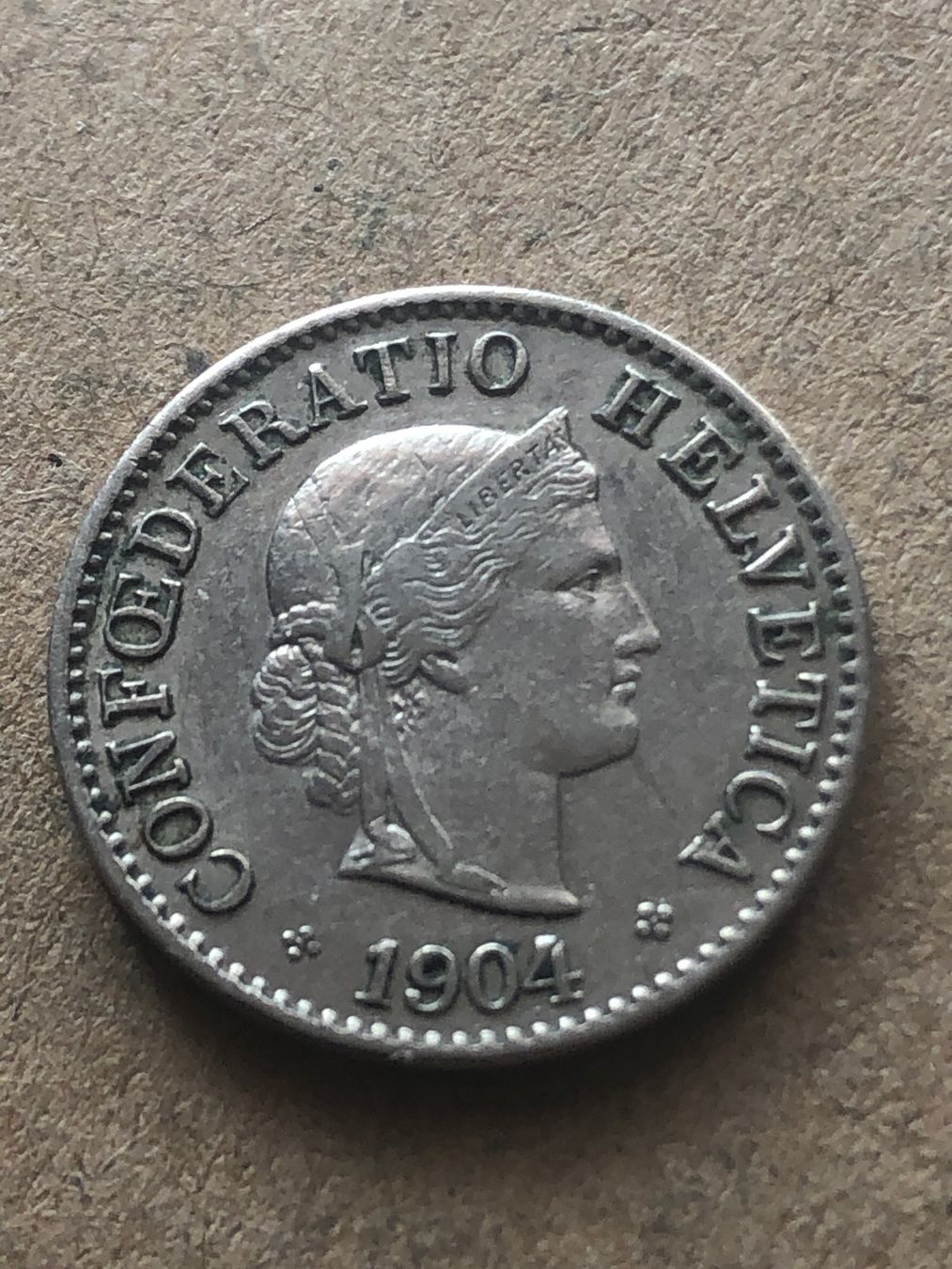 Toutes les monnaies: 5 Rp. 1904 – D'occasion à Schötz par Odpa