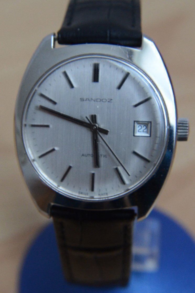 Sandoz Orologi: Sandoz Automatic Herren Armbanduhr – Usato da Matzendorf venduto da BTCSwisswatcher