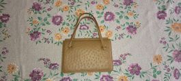 Straussen Leder Tasche