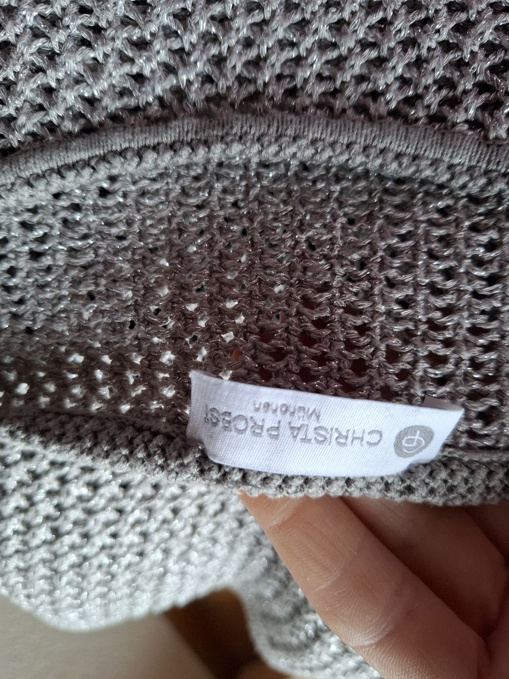 Maglioni & Felpe: gr M 38 40 Strickpullover Damen Silber grau 1006 Frühling – Usato da Vinelz venduto da sonnenmond77 5