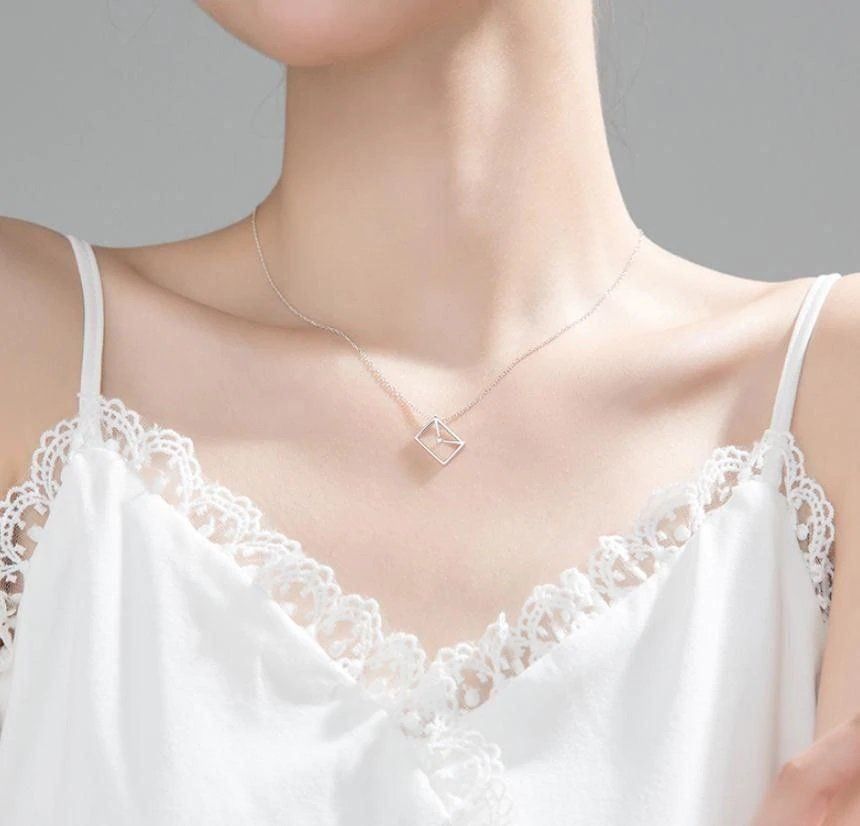 Catenine: Briefumschlag Halskette aus Silber – Nuovo e nell'imballaggio originale da Wil SG venduto da Veratier 1