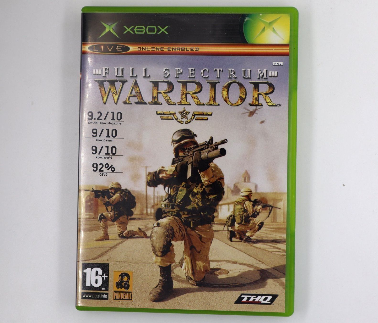 Microsoft Spiele: Full Spectrum Warrior Original XBox PAL Englisch Tactical – Gebraucht aus Baden von TellsKuchenhaus