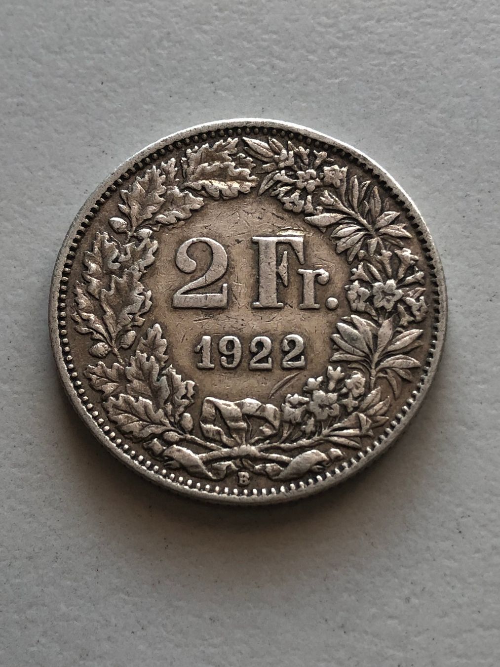 Tutti le monete: 2 Fr. 1922 – Usato da Schötz venduto da Odpa