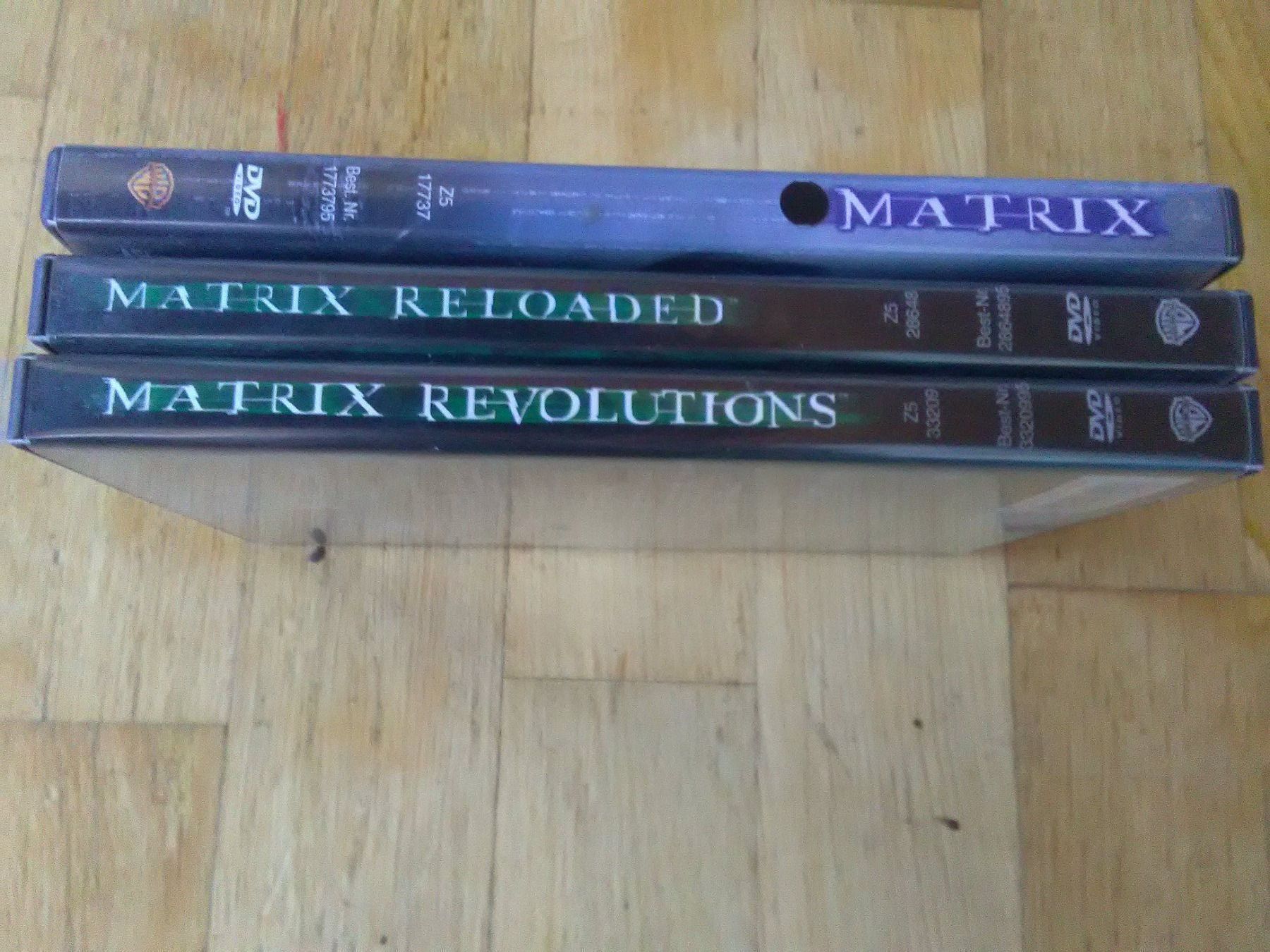 Alle DVDs: Matrix  (Trilogie)     De & Eng.       > 3'DVD's < – Gebraucht aus St.Galllen von elkaphone 1