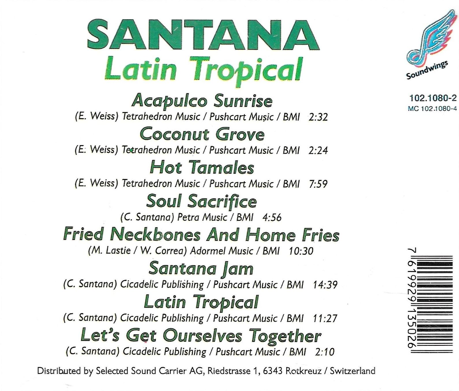 CD: Santana - Latin Tropical – Usato da Savagnier venduto da Ne2065 1