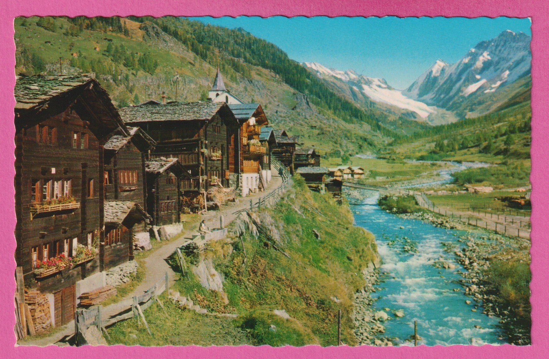 Cartoline postali: Blatten im Lötschental – Usato da Einsiedeln venduto da dillie