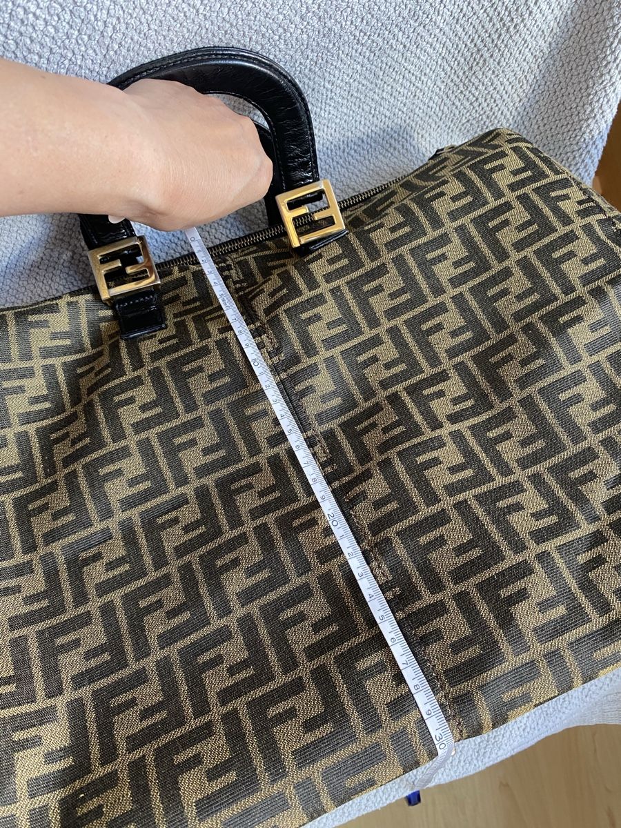 Fendi Borse: Fendi Zucca Boston Bag Medium Vintage – Usato da Sarnen venduto da Kitty2019 6