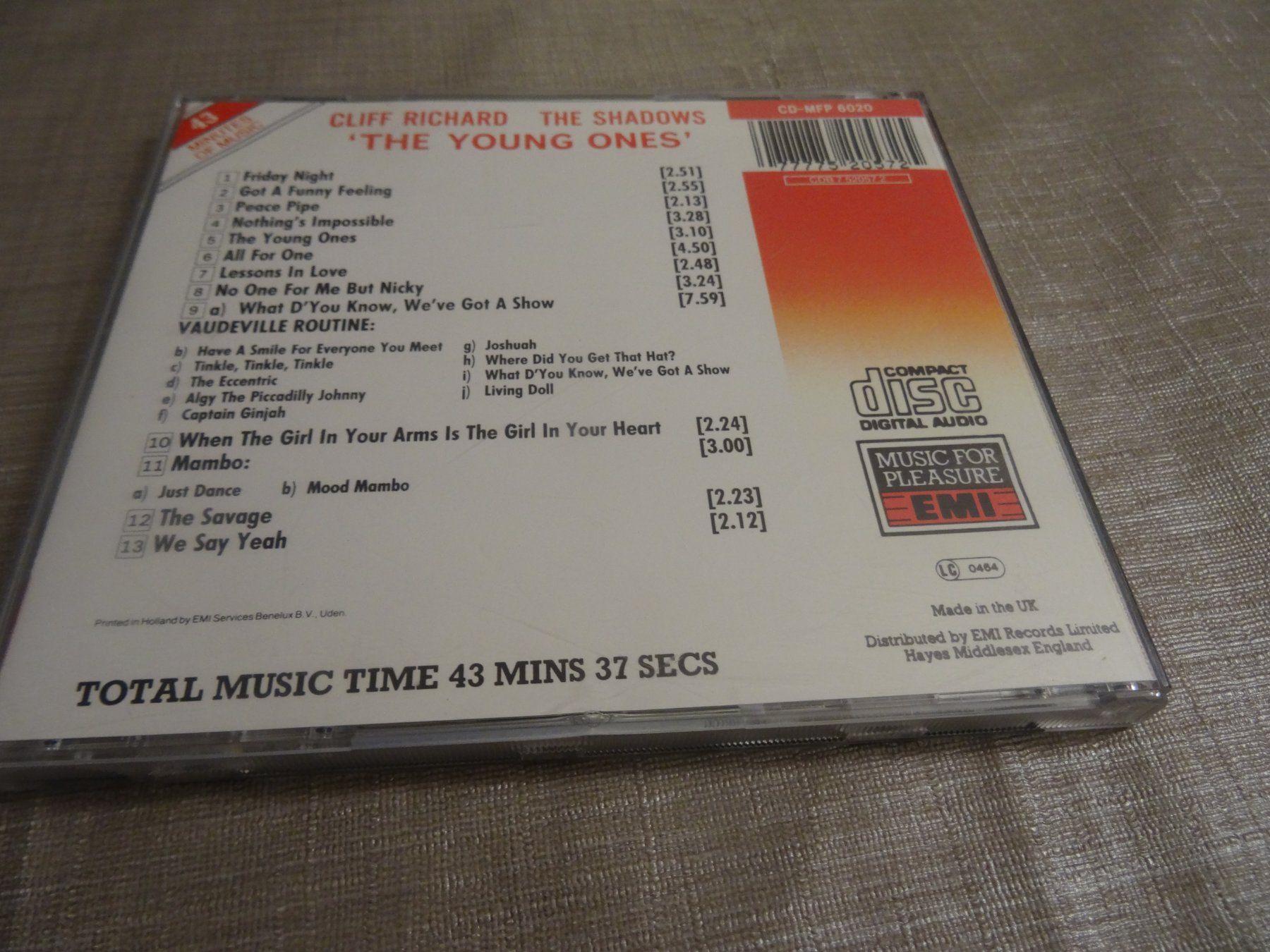 CD: Cliff Richard - The Young Ones CD – Usato da Olten venduto da Disc-Ausverkauf 1