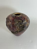 Handgedrechselte Wurzelholz-Vase TimberArt (20 cm)