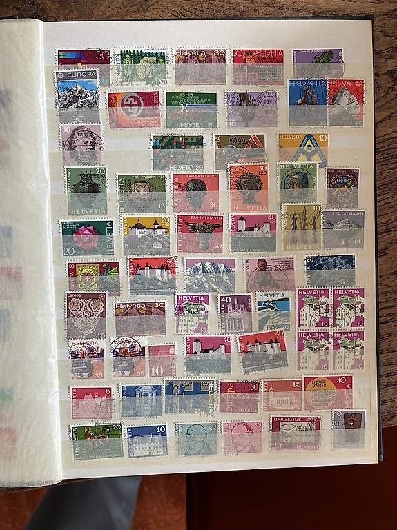 Alle Briefmarken: Collezione francobolli Svizzeri – Gebraucht aus Avegno von pippo_olaf 2