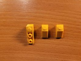 Lego Steine 3 gelbe Stück